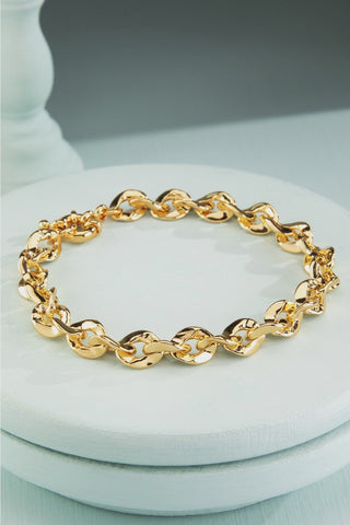 18k Gold Plated Bold Chain Bracelet