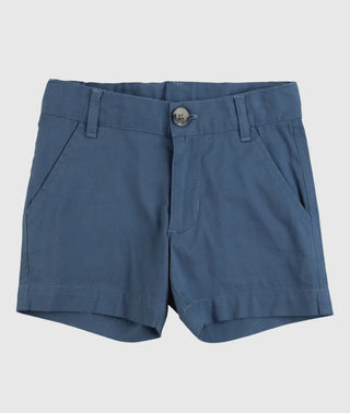 Boys Indigo Stretch Chino Shorts - Navy