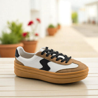 Pop Off Sneakers - Tan