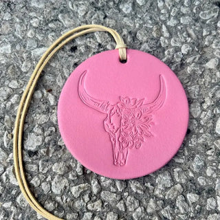 Round Flower Bull Skull Air Flair