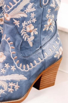 Let's Go Girl Embroidered Boots