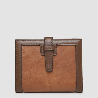 Bessie Canvas Wallet - Brown