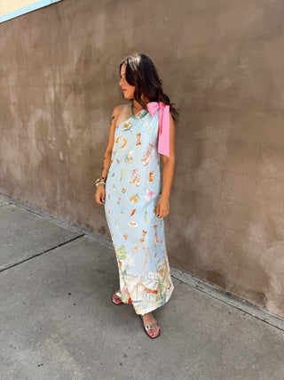 Summer Days One-Shoulder Dress