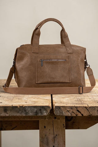 Wrangler Southwestern Print Duffle Bag- Khaki