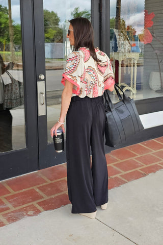 Pulling Rank Pleated Pants