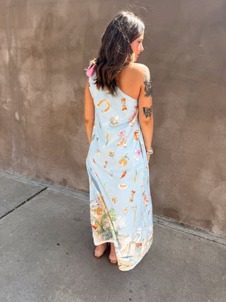 Summer Days One-Shoulder Dress