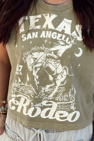 San Angelo Rodeo Boxy Muscle Tee
