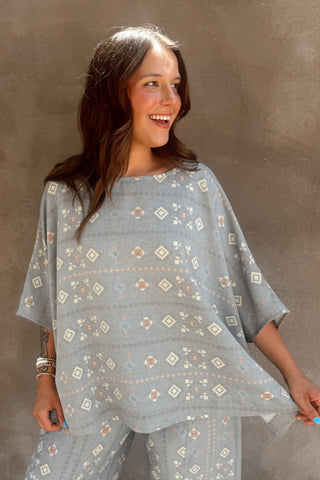 Southwest Skies Boxy Top