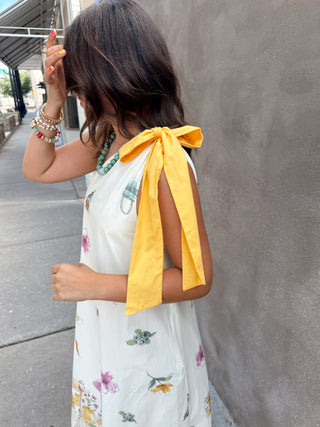 Summer Days One-Shoulder Dress