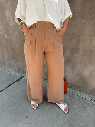 Wall Street Wide Leg Trousers
