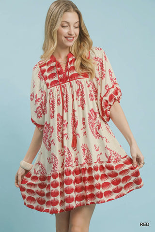 Red Remix Mini Dress