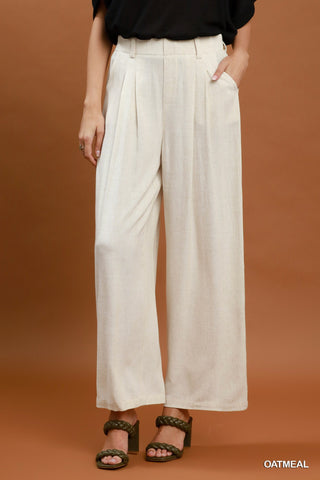 Wall Street Wide Leg Trousers