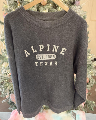 Alpine Embroidered Sweater - Black