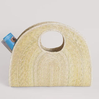 Palm Half Circle Tote Bag