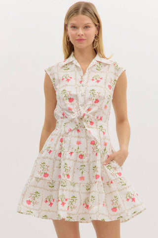 Entro Floral Mini Dress