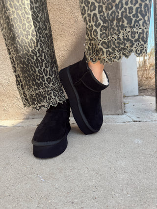 Room Service - Faux Black Suede