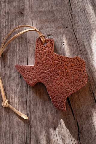 Texas Shape Scroll Leather Air Flair