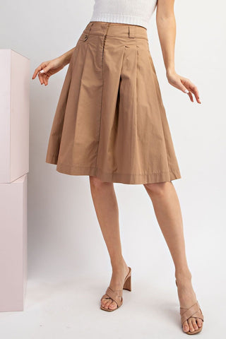 A-Line Midi Skirt