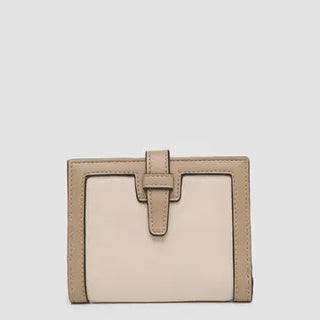Bessie Canvas Wallet - Beige/Parchment