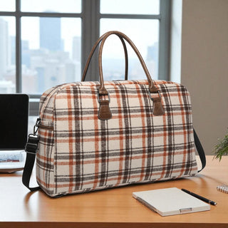 Florence Duffle Bag/Weekender - Plaid