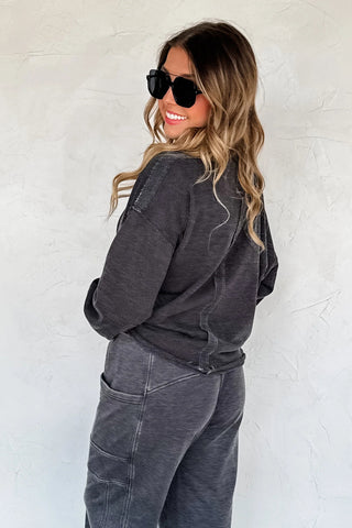 Faded Feels V Neck Pullover