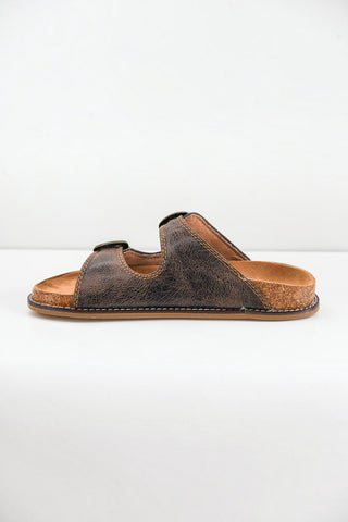 Atta Girl Sandals - Espresso Crinkle