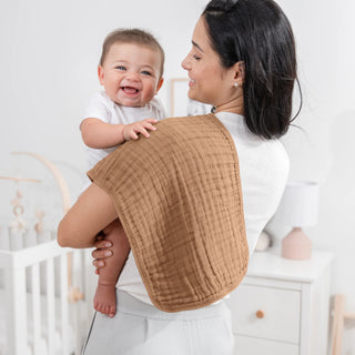 Muslin Baby Burp Cloths - Multi Colored
