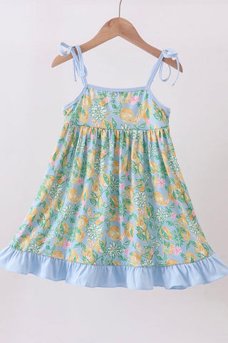 Lemon Drop Smocked Dress