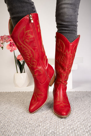 Just in Case Boots - Red