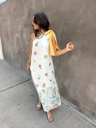 Summer Days One-Shoulder Dress