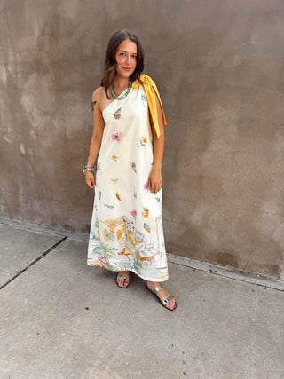 Summer Days One-Shoulder Dress