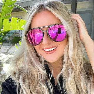 Earhart in Hot Pink Sunglasses