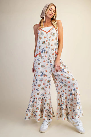 Summer Daze Waffle Knit Jumpsuit
