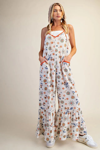 Summer Daze Waffle Knit Jumpsuit