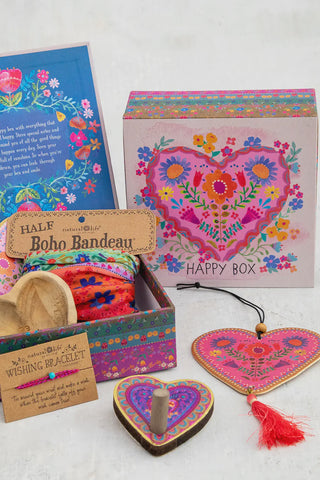 Happy Box Gift Set - Folk Heart
