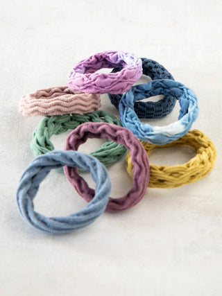 On The Run Hair Tie S/8 Dusty Blue