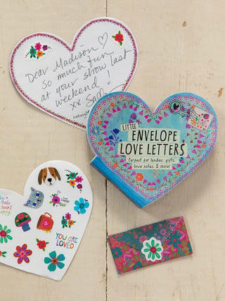 Little Envelope Letters - Light Blue Heart
