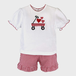 Heart Wagon Short Set