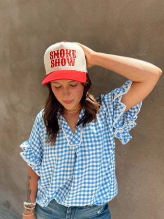 Smoke Show Trucker Hat - Red