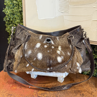 Juan Antonio Axis Brown Handbag
