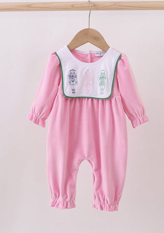 Pink Nutcracker Romper