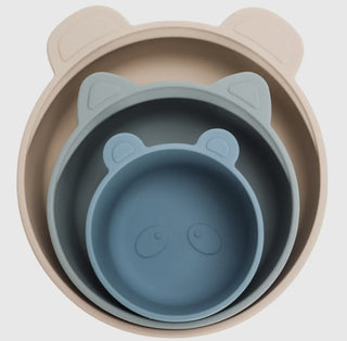 Stackable Snack 3pc Bowl Set - Blue Horizon