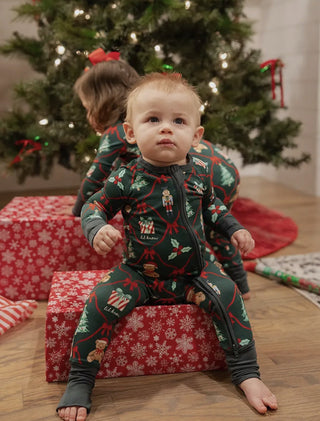 Bear-Y Christmas Bamboo Zip Pajamas