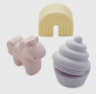 Mold Free Bath Toy Set - Unicorn