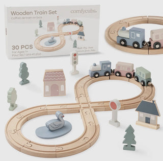 Wooden Train Set