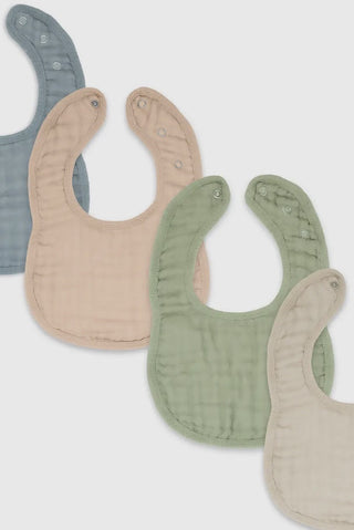 Muslin Cotton Adjustable Bibs