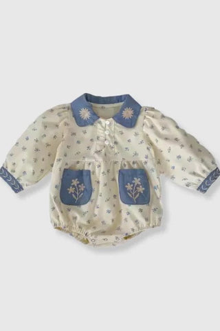 Kerst Dainty Floral & Denim Bubble