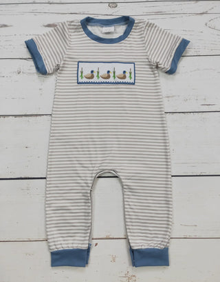 Baby Boy Duck Applique Jumper