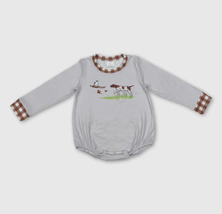 Long Sleeve Baby Boy Hunting Bubble