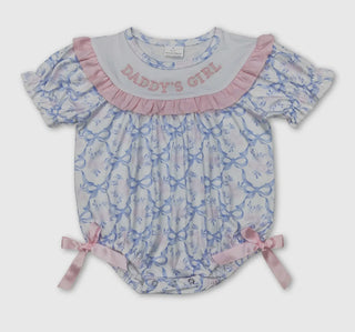 Floral Daddy's Girl Bubble Romper